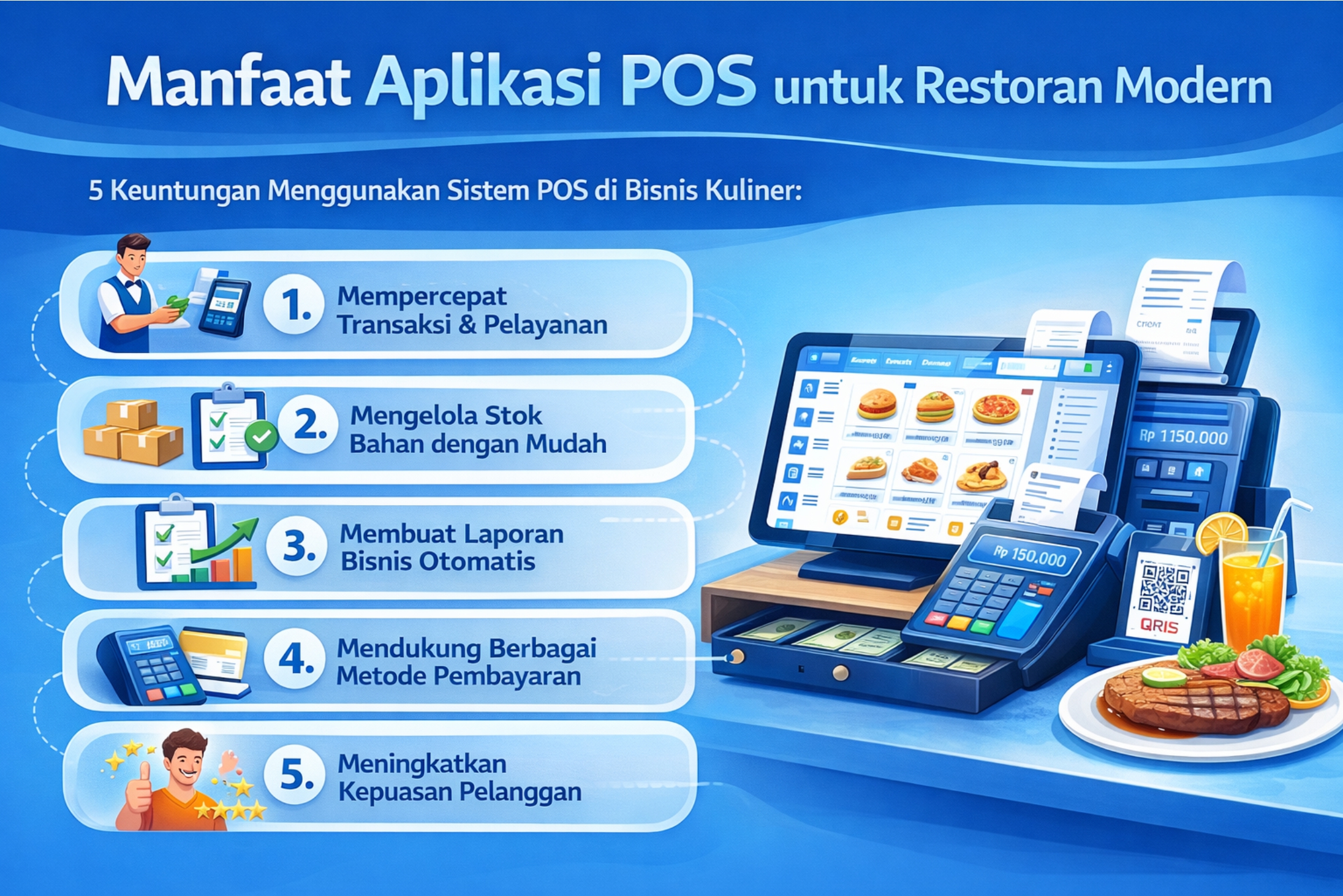 Manfaat Aplikasi POS untuk Restoran Modern
